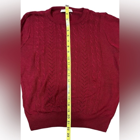 Vintage “It's Pure Gould” Brand Women’s Red knit Sweater USA - Picture 4 of 4